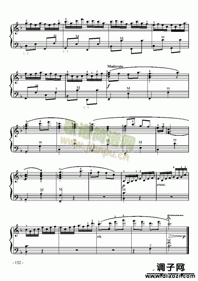 七级乐曲《茉莉花》 键盘类 手风琴