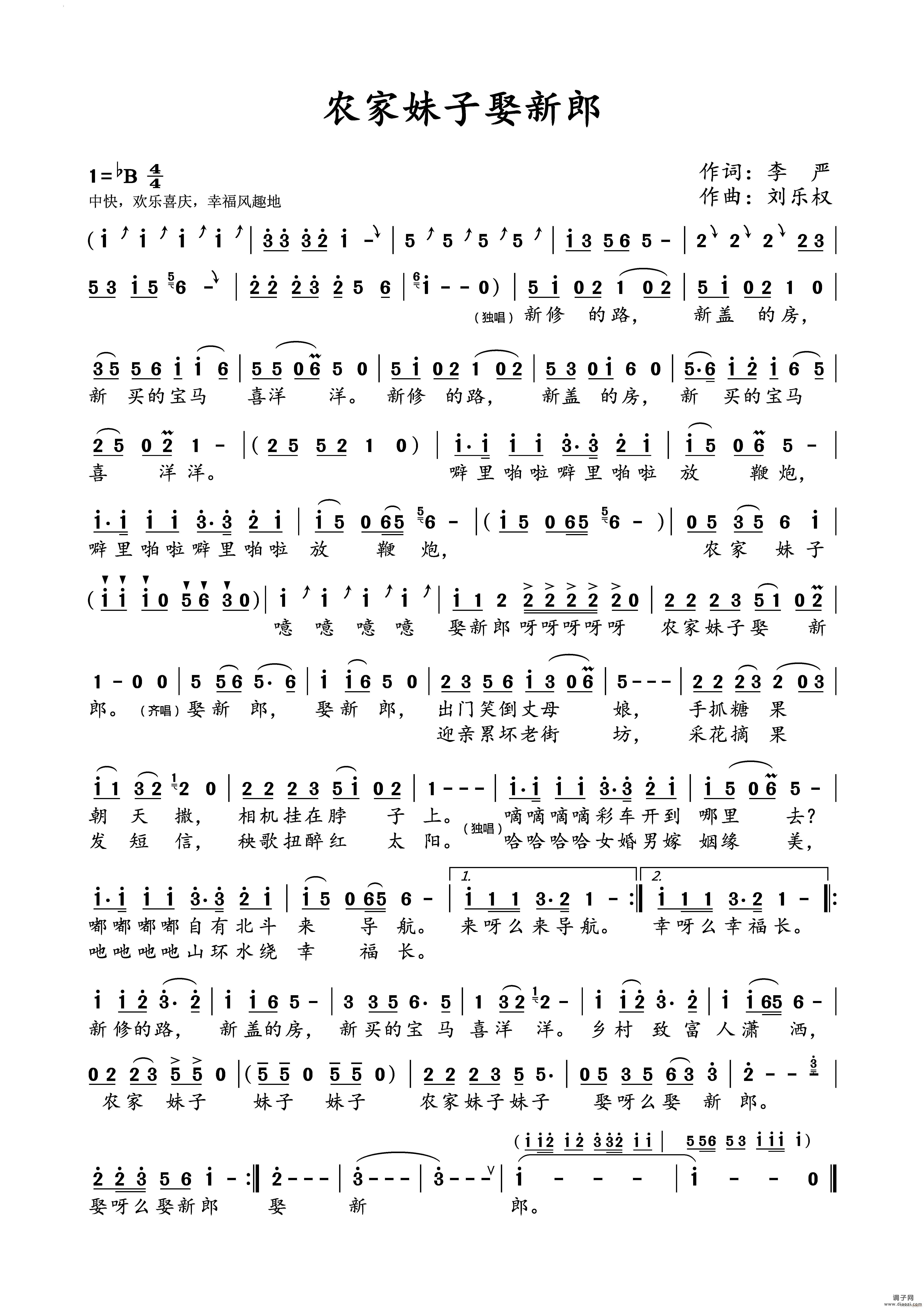 农家妹子娶新郎