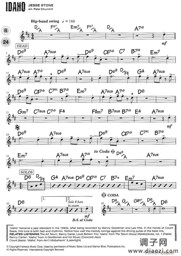 15首（次中音)爵士练习）