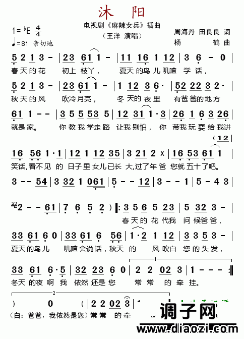 沐阳（电视剧《麻辣女兵》插曲）