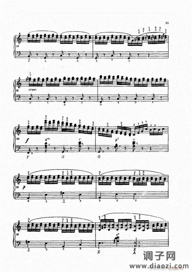 车尔尼手风琴练习曲集 Ⅳ