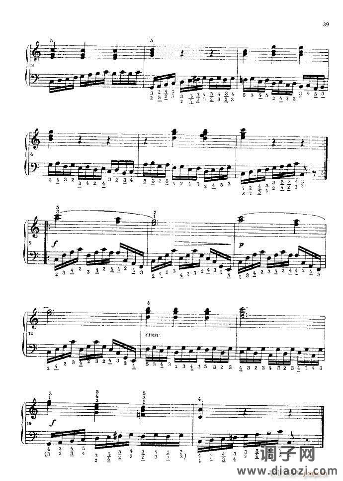 车尔尼手风琴练习曲集