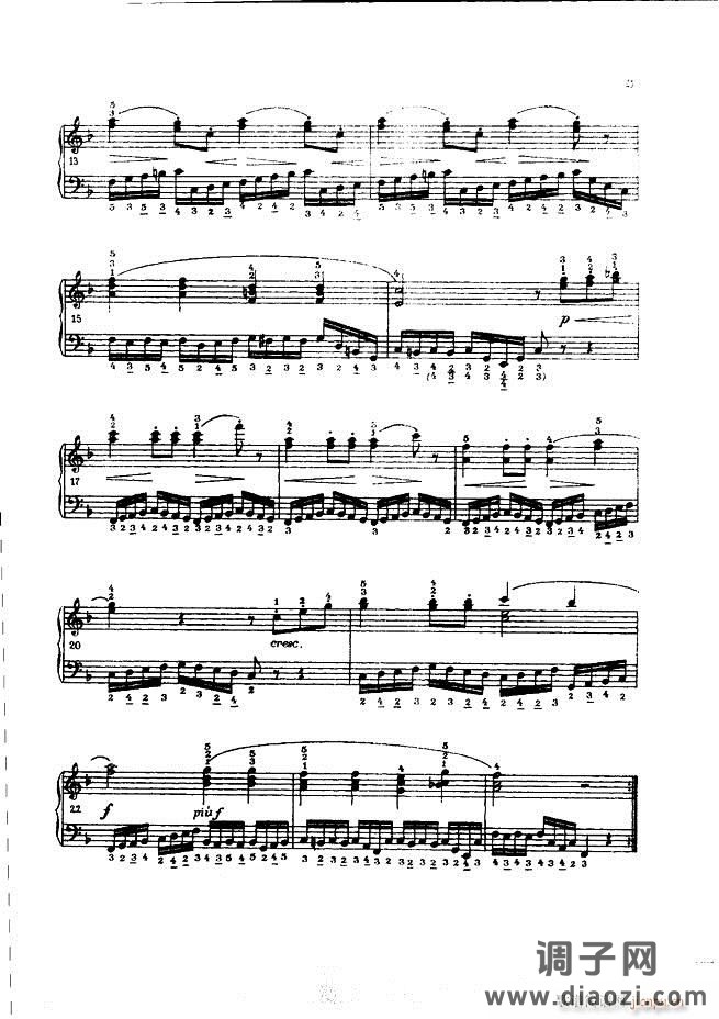 车尔尼手风琴练习曲集 Ⅲ