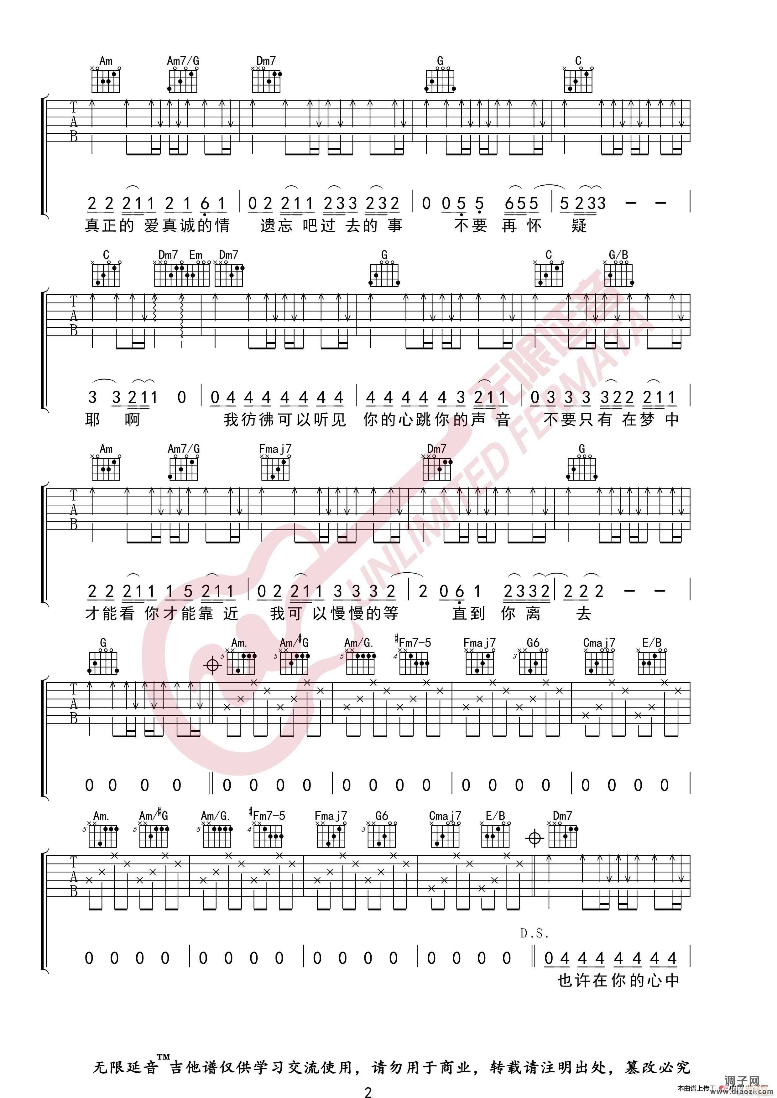 张震岳 秘密 （无限延音编配）