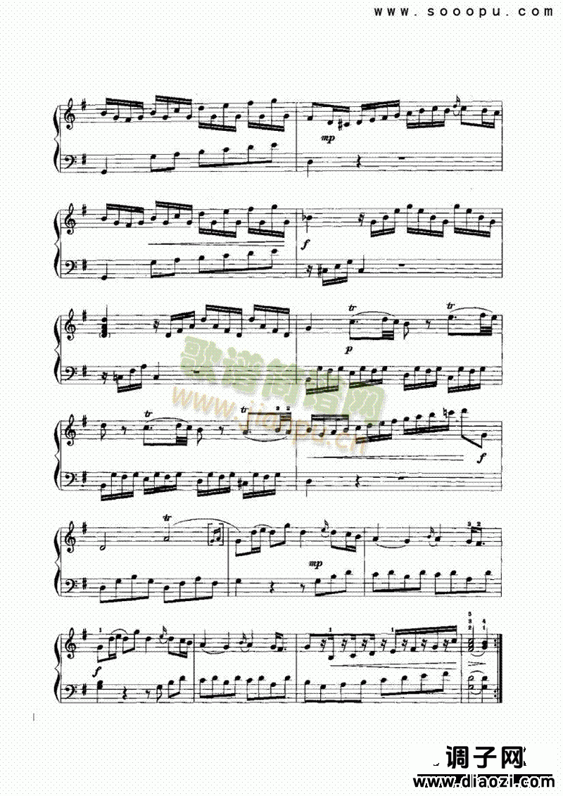 奏鸣曲 键盘类 手风琴