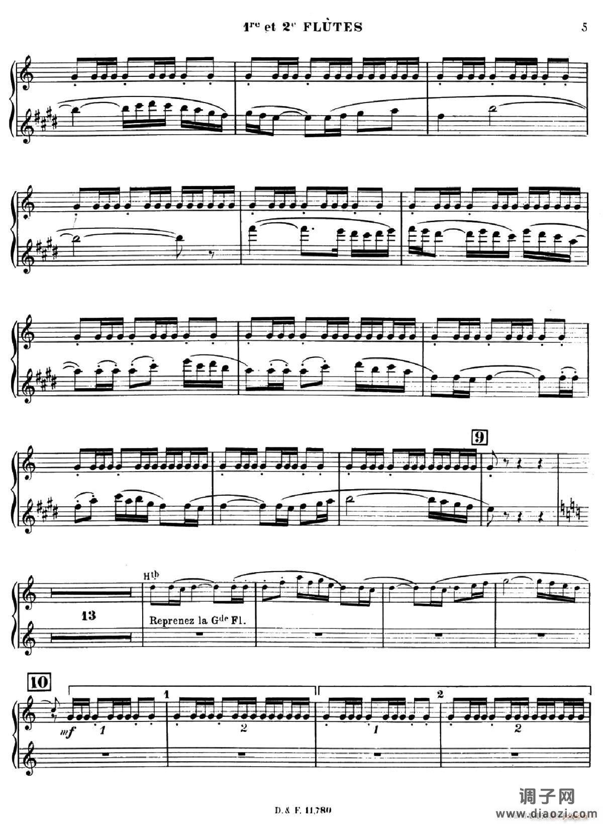 BOLERO（波莱罗）（交响乐长笛分谱）