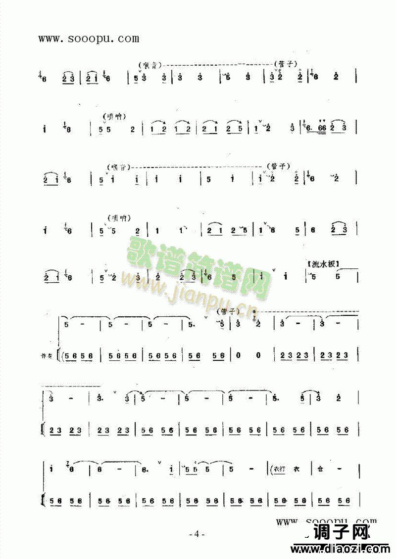 山西梆子 民乐类 唢呐