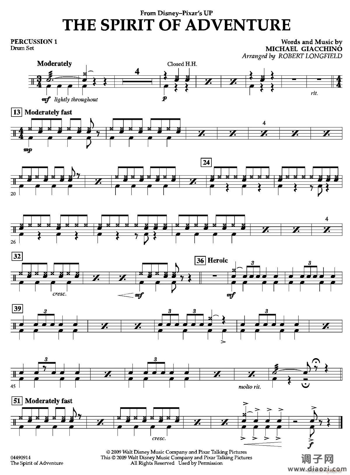 The Spirit of Adventure（交响弦乐团分谱）