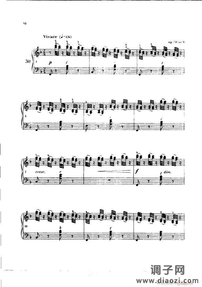 车尔尼手风琴练习曲集 Ⅲ