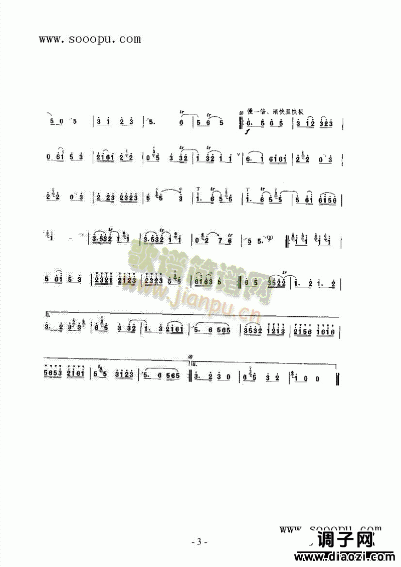 凤阳歌绞八板 民乐类 唢呐