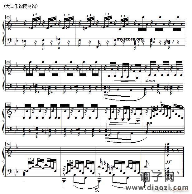 车尔尼《 钢琴快速练习曲》（Czerny 299）第13首 及练习提示