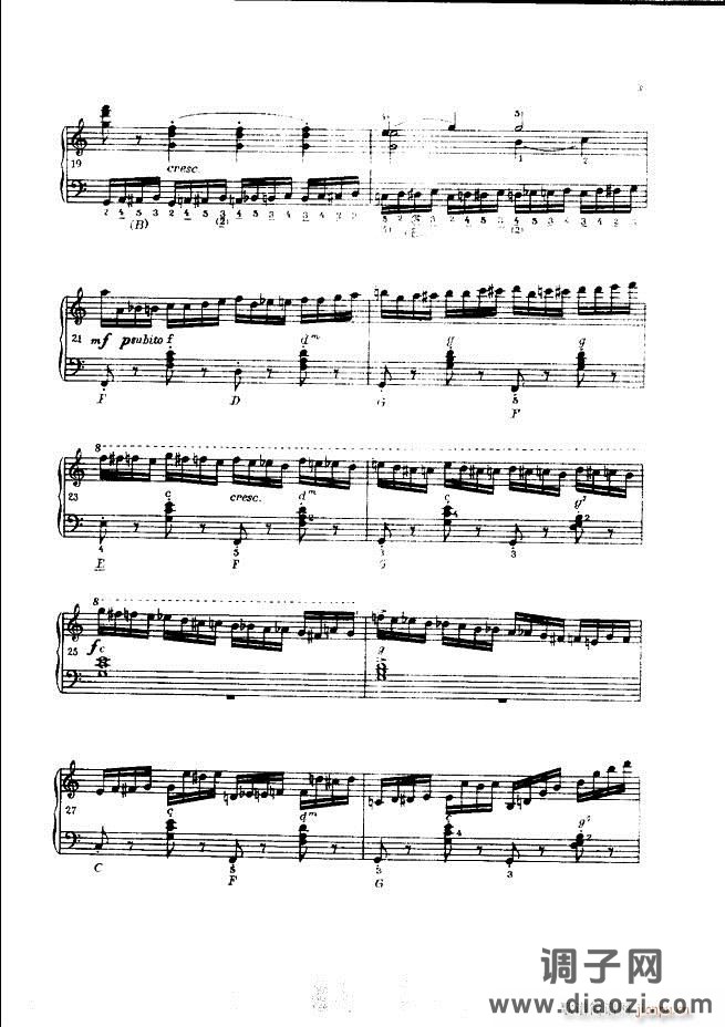 车尔尼手风琴练习曲集 Ⅲ