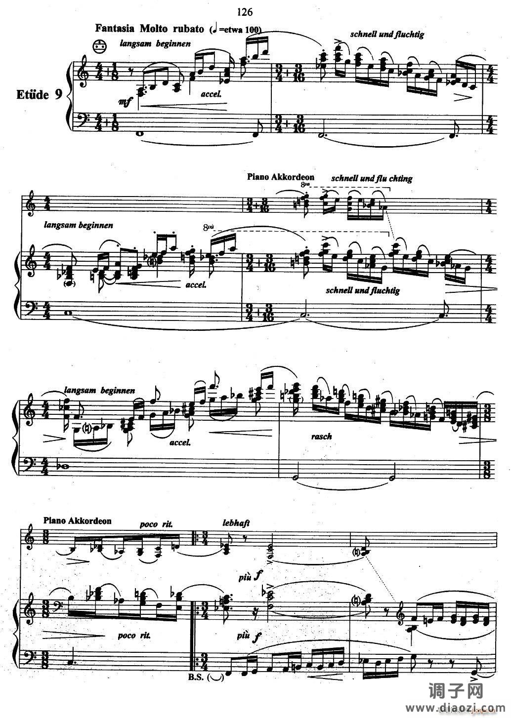 帕格尼尼主题音乐会练习曲（6—10）