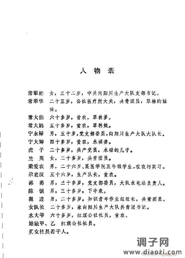 歌剧《向阳川》含1-30