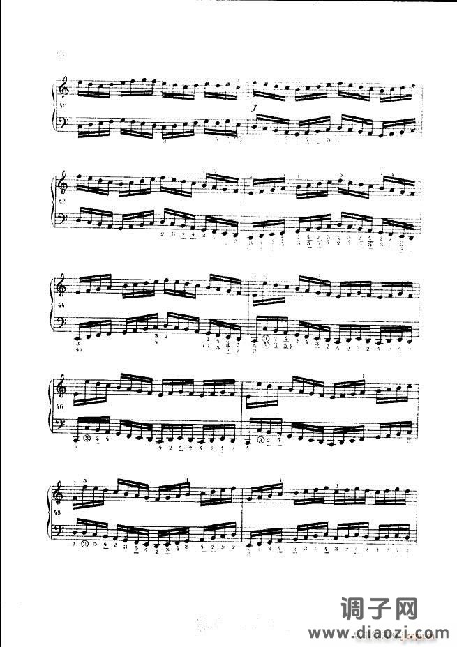 车尔尼手风琴练习曲集 Ⅲ