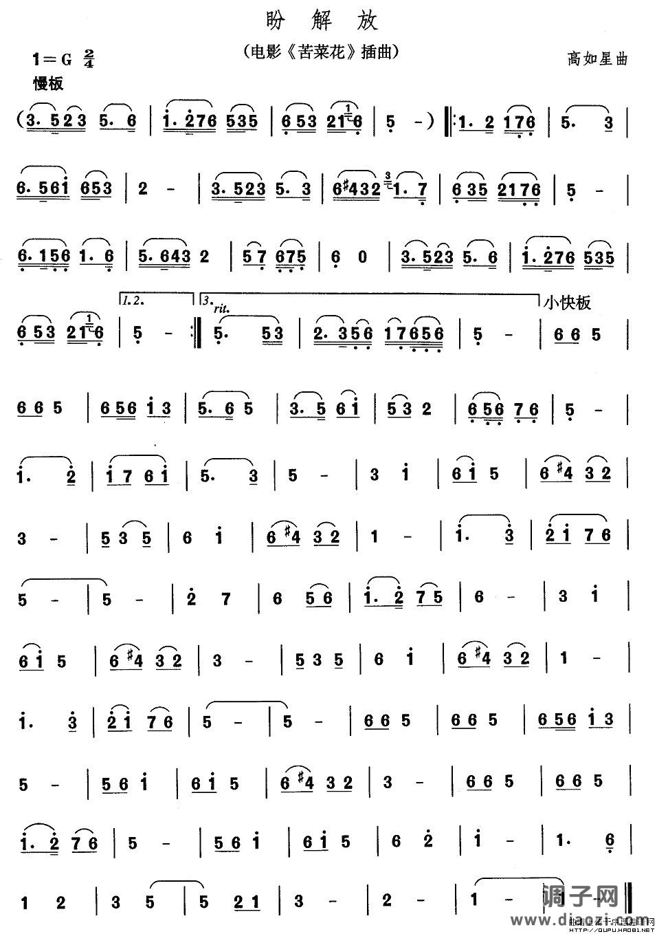 山东秧歌：盼解放