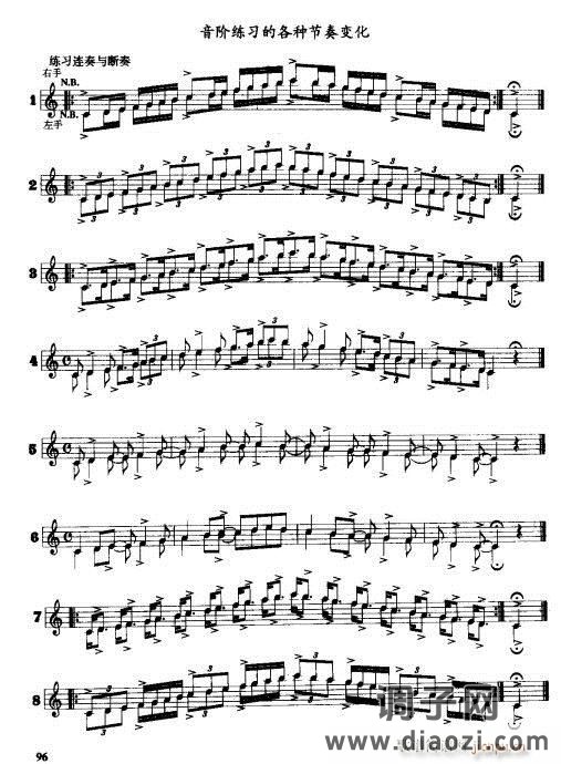 手风琴演奏技巧81-100