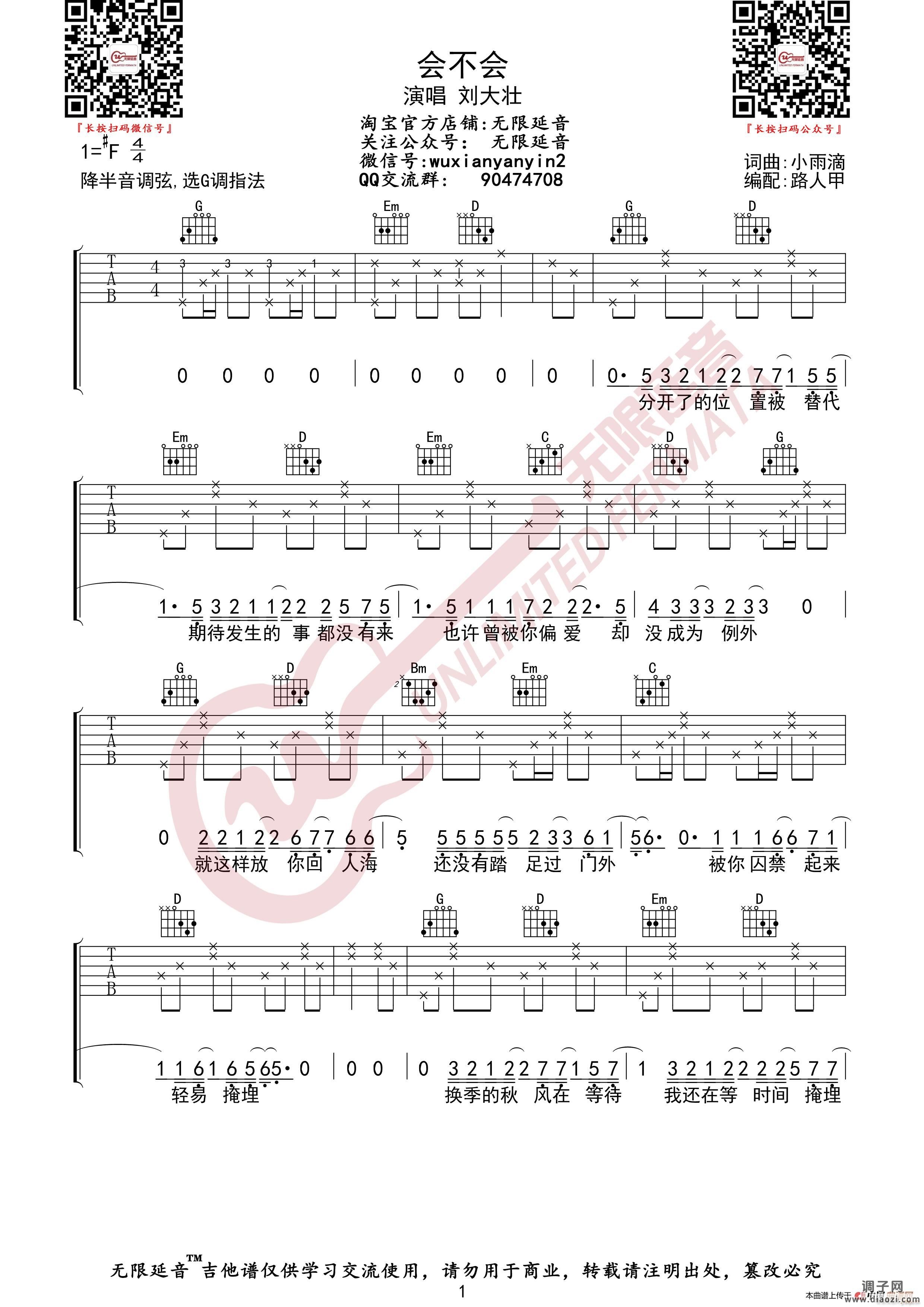 刘大壮 会不会 （无限延音编配）