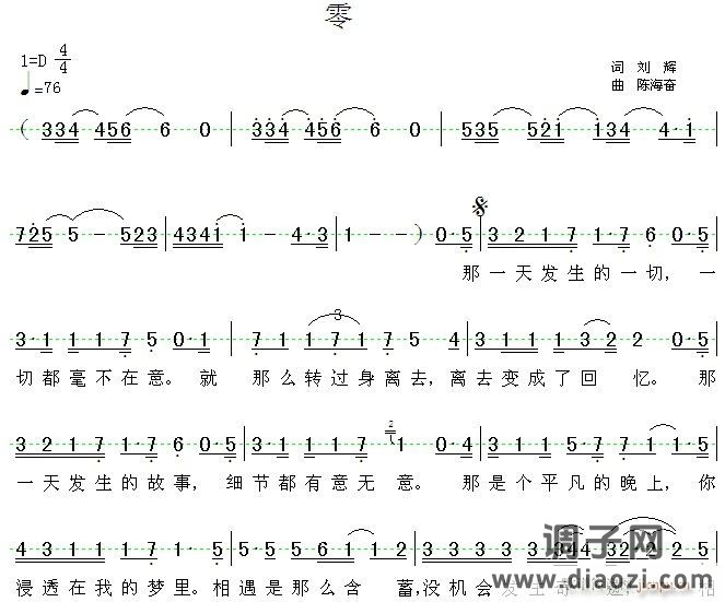 [原创]《零》（请帮我转换MIDI）