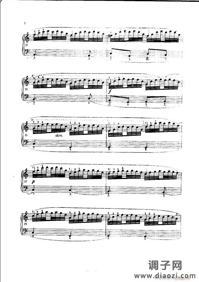 车尔尼手风琴练习曲集 Ⅲ