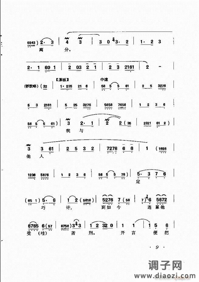 唱腔选集 目录前言1-60