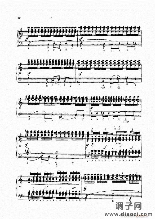 车尔尼手风琴练习曲集 Ⅳ