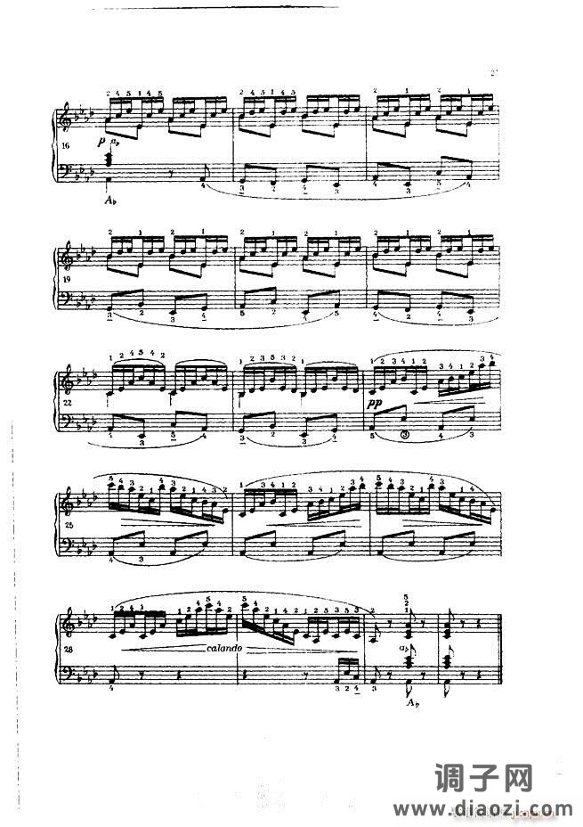 车尔尼手风琴练习曲集 Ⅲ