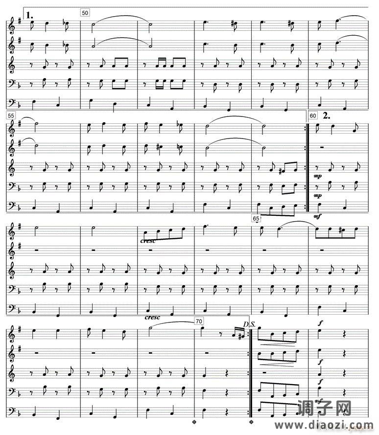 啤酒桶波尔卡(铜管五重奏)3