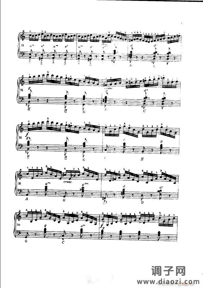 车尔尼手风琴练习曲集 Ⅲ