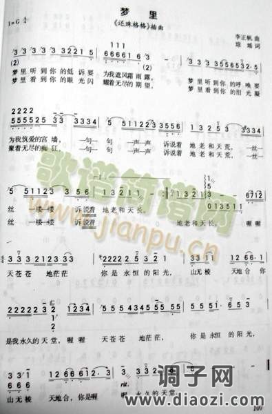 梦里(《还珠格格》插曲)