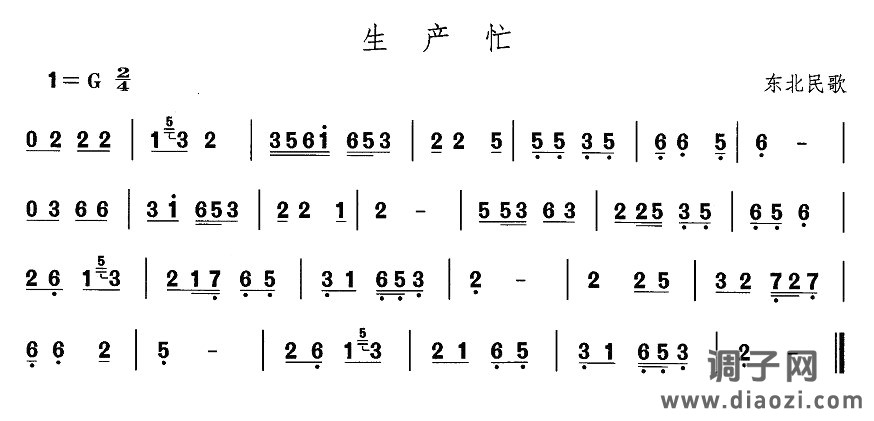 东北秧歌：生产忙