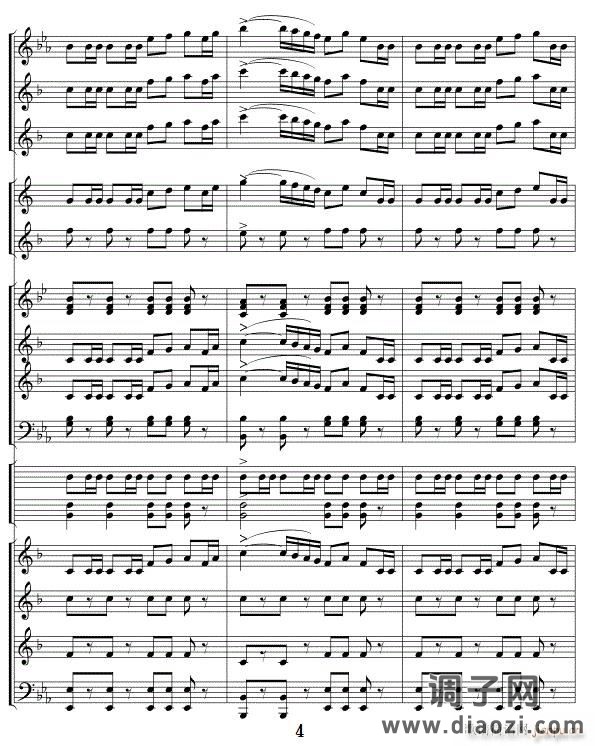 威廉退尔序曲(军乐 )线04