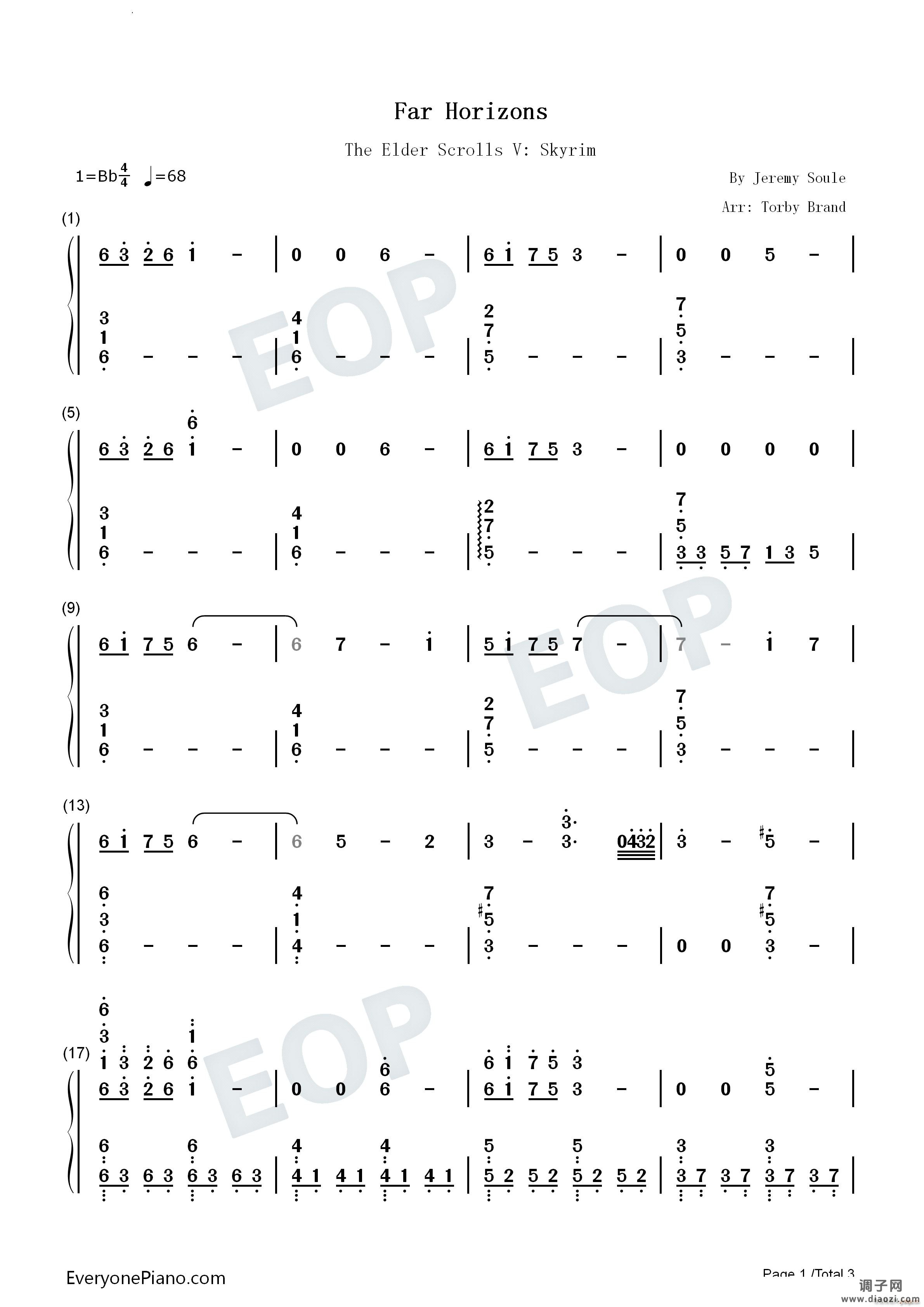 Far Horizons上古卷轴5天际BGM
