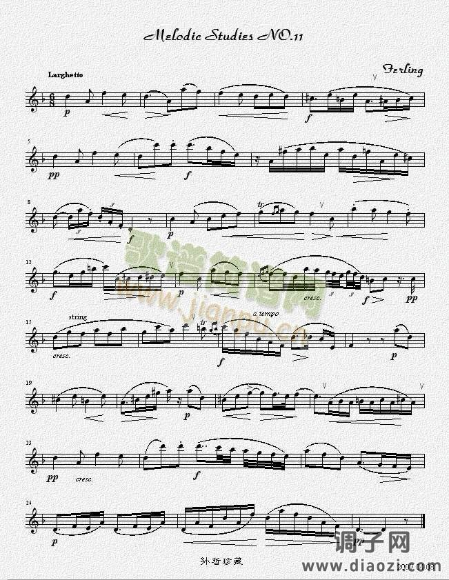 四十八首旋律练习曲之十一