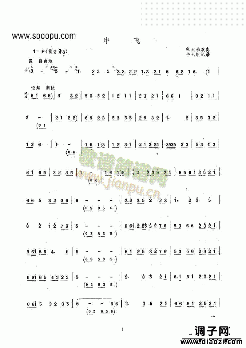 中飞 民乐类 唢呐