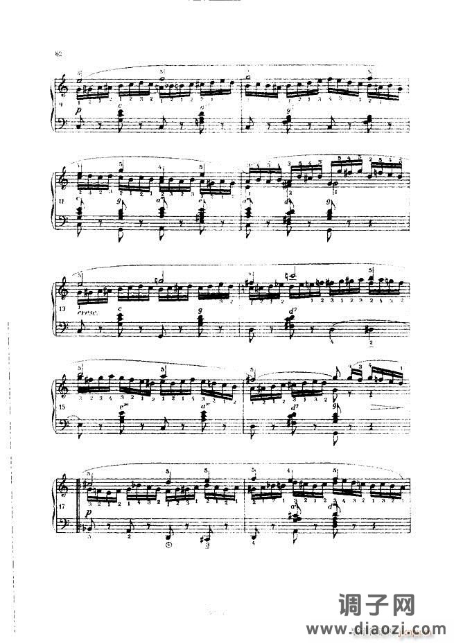 车尔尼手风琴练习曲集 Ⅲ