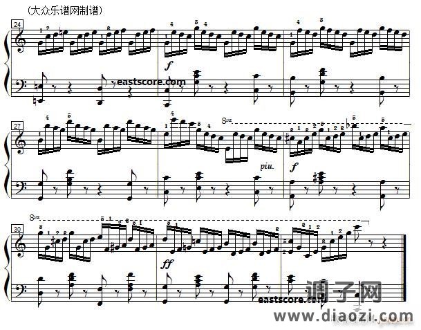 车尔尼《 钢琴快速练习曲》（Czerny 299）第6首 及练习提示