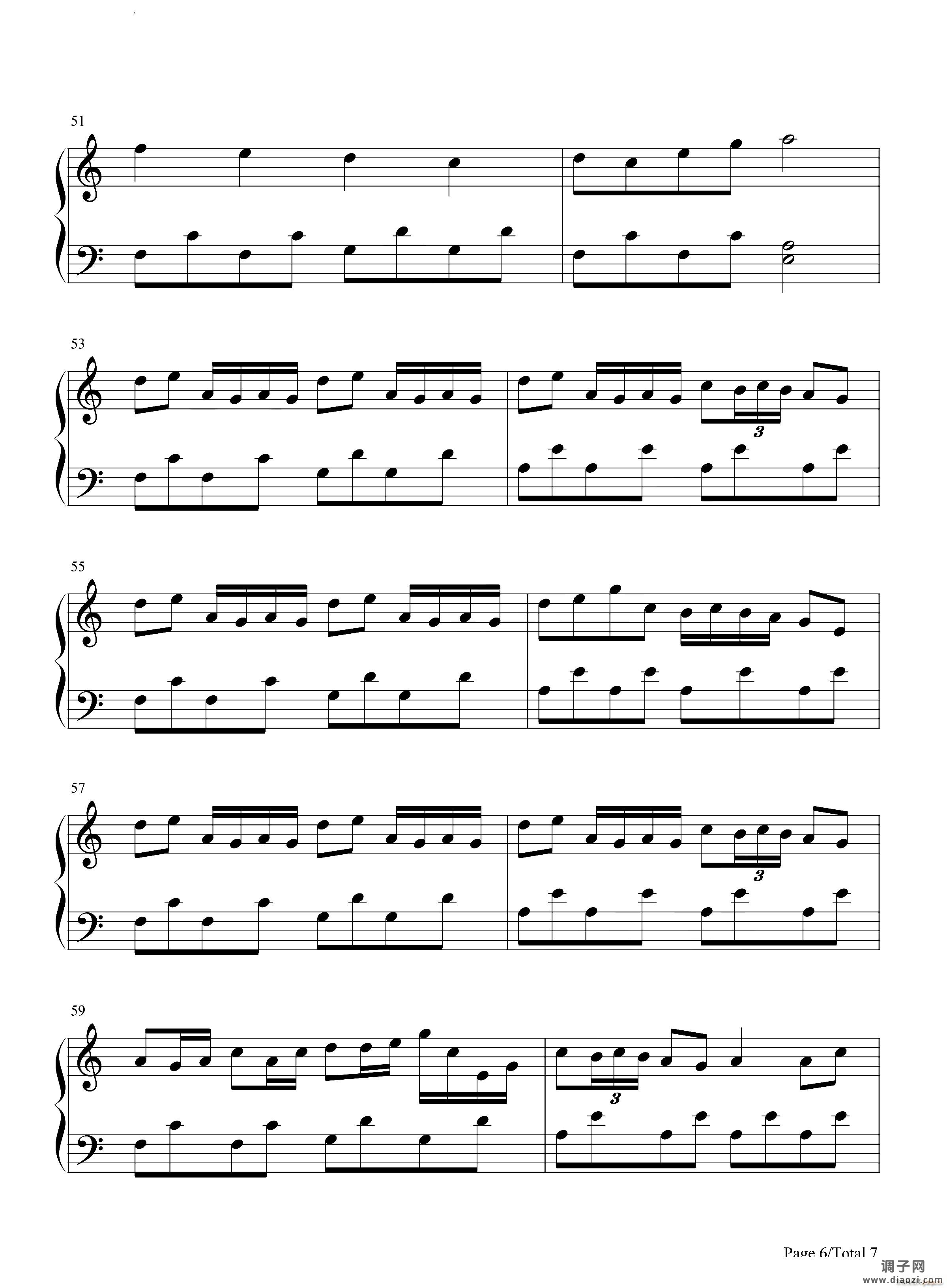 千本樱原神风物之诗琴谱-原琴谱