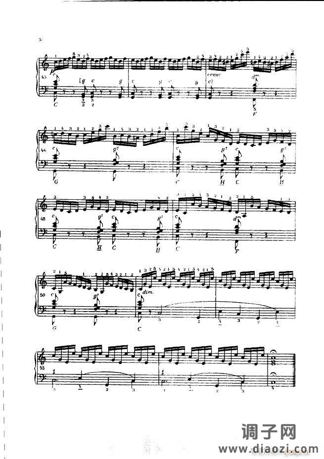 车尔尼手风琴练习曲集 Ⅲ