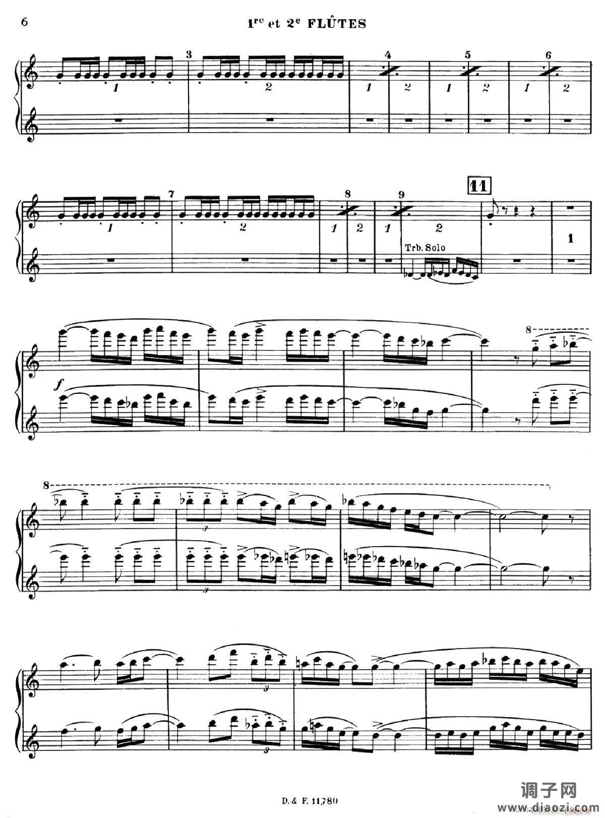 BOLERO（波莱罗）（交响乐长笛分谱）