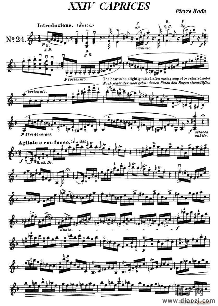 24首小提琴练习曲之24