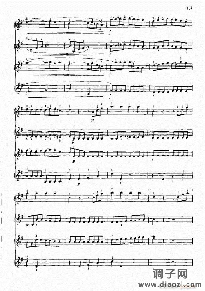 手风琴中外名曲91首301-352