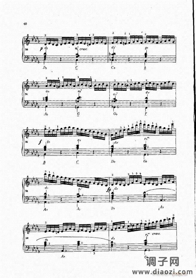 车尔尼手风琴练习曲集 Ⅳ