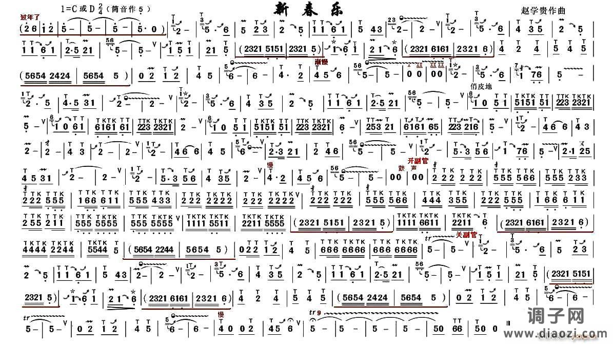 新春乐 葫芦丝等