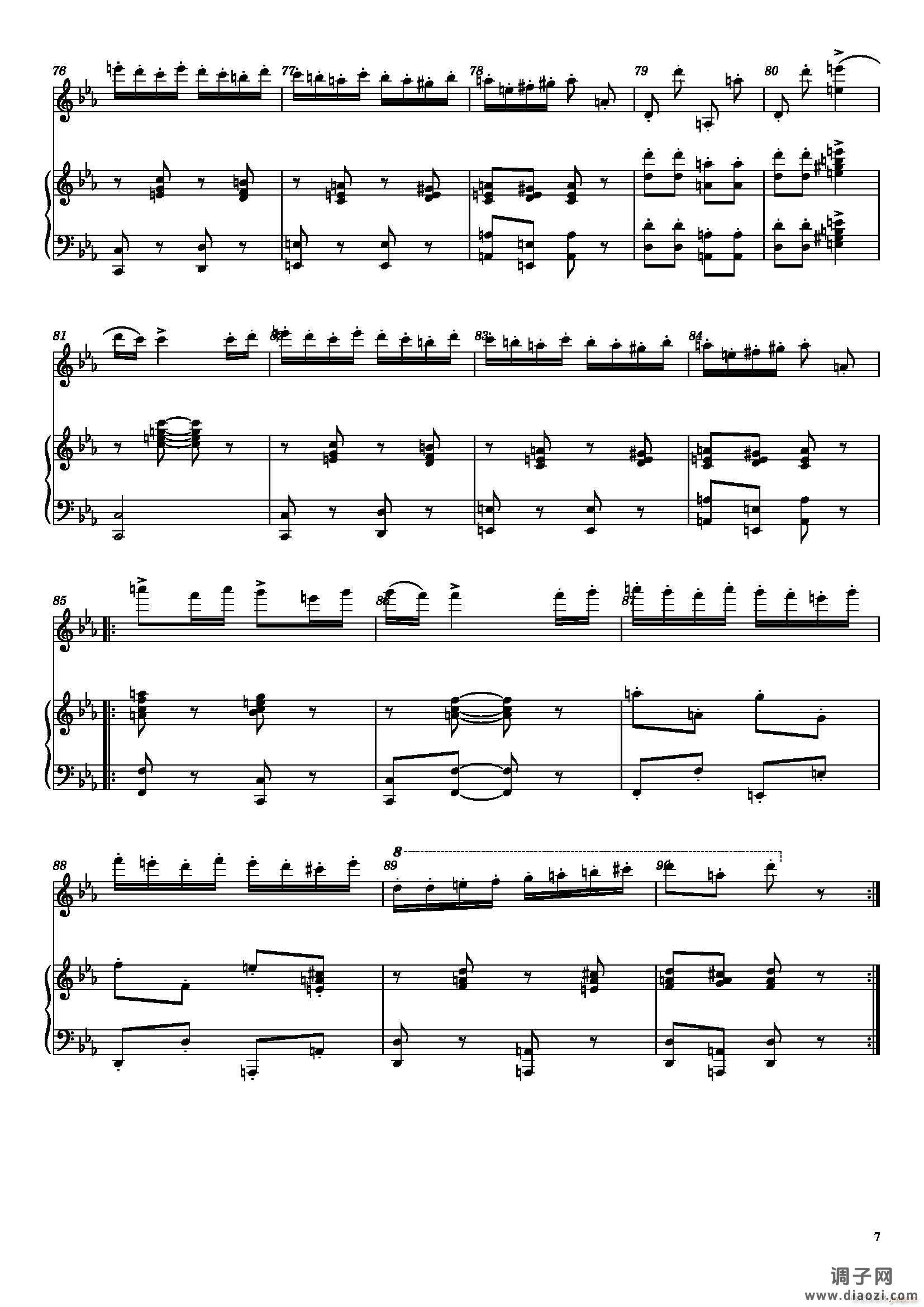 萨拉萨蒂 流浪者之歌(小提琴、钢琴)