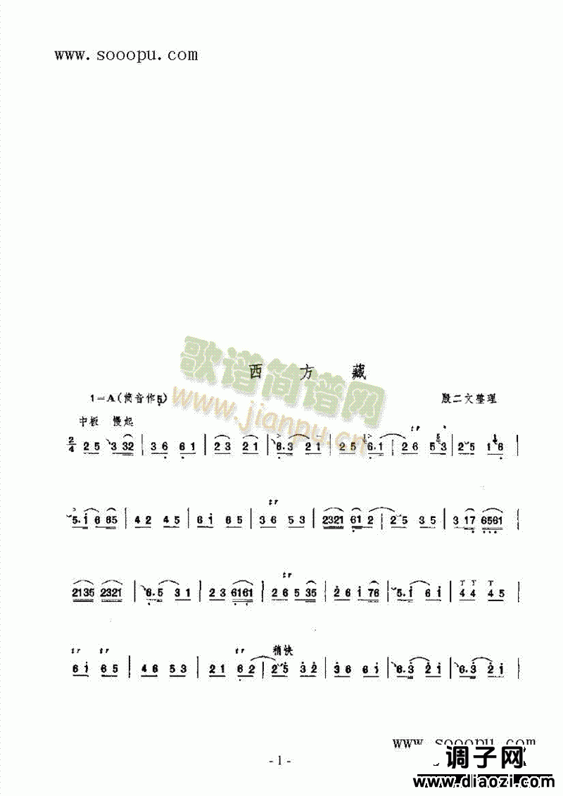 西方藏 民乐类 唢呐
