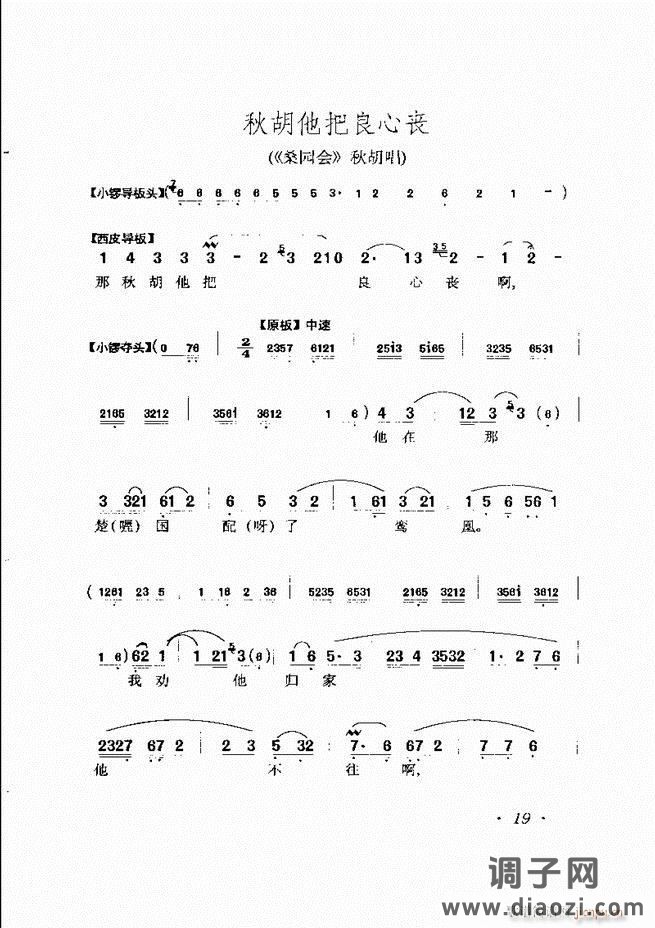 唱腔选集 目录前言1-60