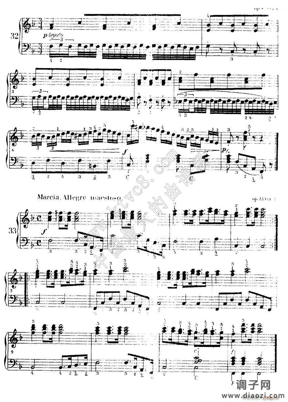 《车尔尼手风琴练习曲集》（第Ⅰ册）（22—36）