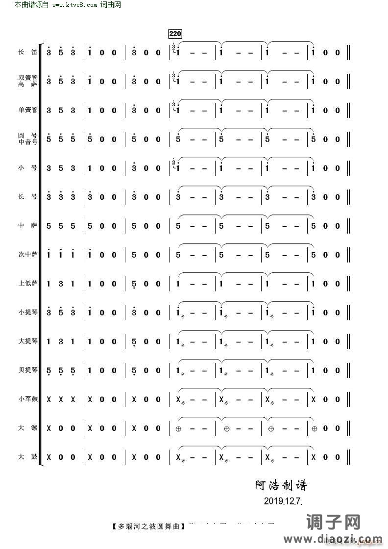 多瑙河之波圆舞曲( 管弦乐 )