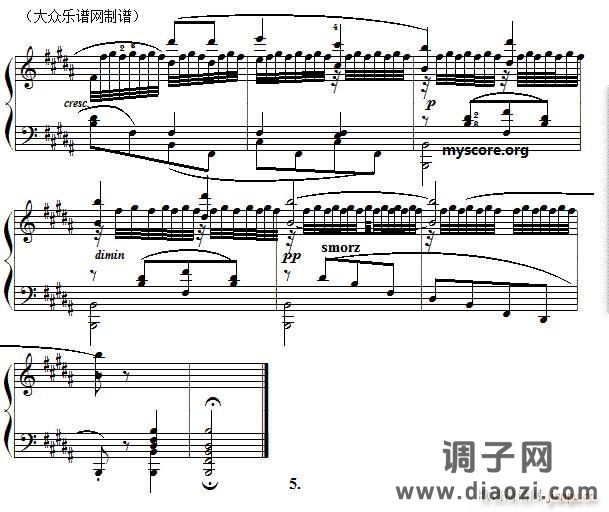 车尔尼《 手指灵巧技术练习》（Czerny 740）第22首